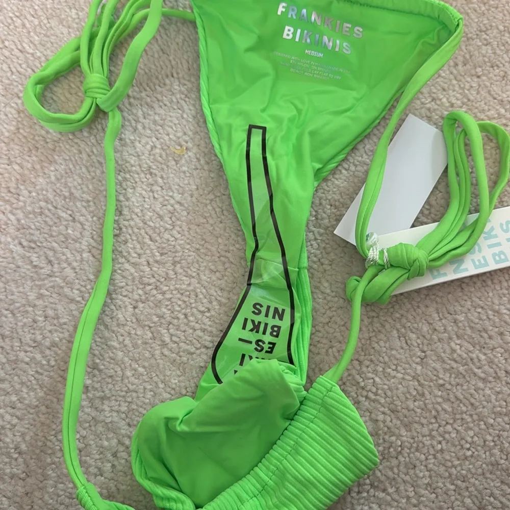 Frankie’s Bikinis green bikini set
